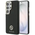 Калъф за Samsung Galaxy S26 Ultra - Rhinestone Round Logo MagSafe - Guess - Черен