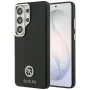 Калъф за Samsung Galaxy S26 Ultra - Rhinestone Round Logo MagSafe - Guess - Черен