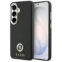Калъф за Samsung Galaxy S26 - Rhinestone Round Logo - Guess - Черен