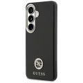 Калъф за Samsung Galaxy S26 - Rhinestone Round Logo - Guess - Черен