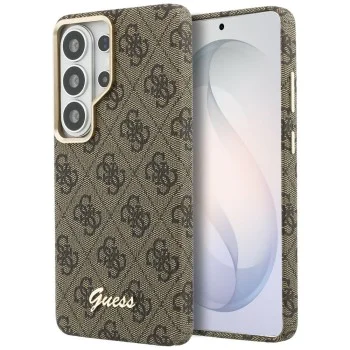 Калъф за Samsung Galaxy S26 Ultra - 4G Script MagSafe - Guess - Кафяв