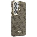 Калъф за Samsung Galaxy S26 - 4G Script MagSafe - Guess - Кафяв