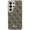 Калъф за Samsung Galaxy S26 - 4G Script MagSafe - Guess - Кафяв