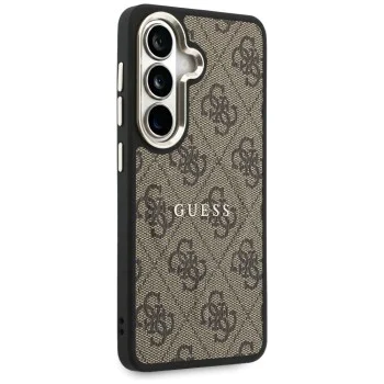 Калъф за Samsung Galaxy S26 Plus - 4G Embossed Ring MagSafe - Guess - Кафяв