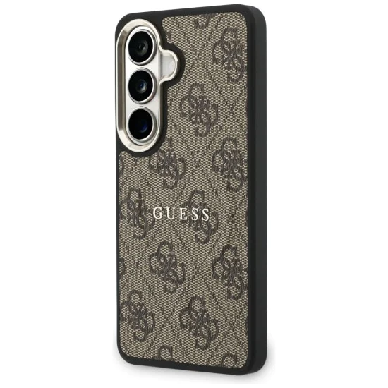 Калъф за Samsung Galaxy S26 Plus - 4G Embossed Ring MagSafe - Guess - Кафяв