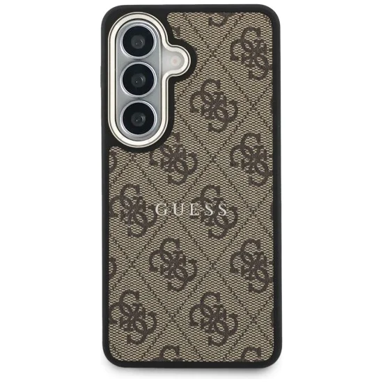 Калъф за Samsung Galaxy S26 Plus - 4G Embossed Ring MagSafe - Guess - Кафяв