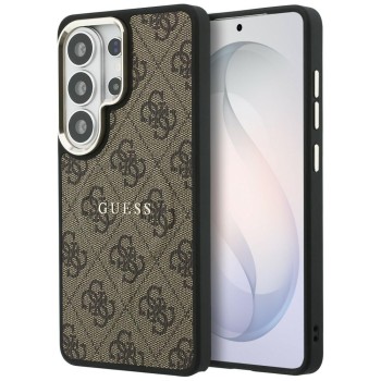 Калъф за Samsung Galaxy S26 Ultra - 4G Embossed Ring MagSafe - Guess - Кафяв