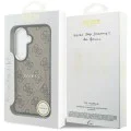 Калъф за Samsung Galaxy S26 - 4G Embossed Ring MagSafe - Guess - Кафяв