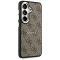 Калъф за Samsung Galaxy S26 - 4G Embossed Ring MagSafe - Guess - Кафяв