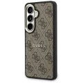 Калъф за Samsung Galaxy S26 - 4G Embossed Ring MagSafe - Guess - Кафяв