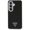 Калъф за Samsung Galaxy S26 - Fixed Glitter Triangle Logo - Guess - Черен