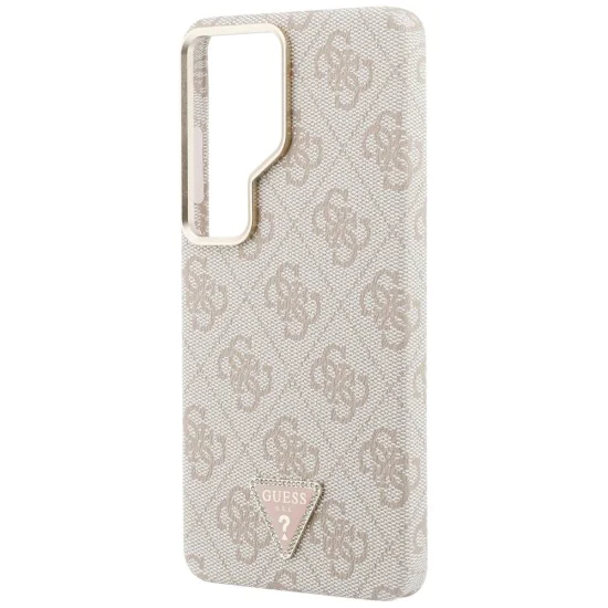 Калъф за Samsung Galaxy S26 Ultra - 4G Triangle Logo MagSafe - Guess - Розов