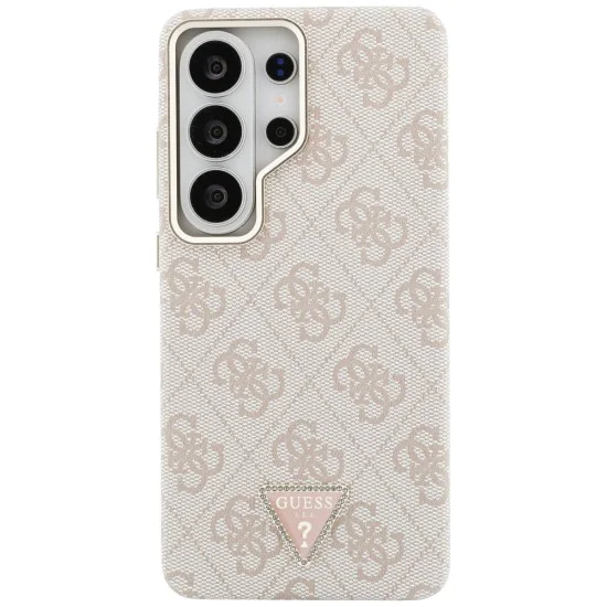 Калъф за Samsung Galaxy S26 Ultra - 4G Triangle Logo MagSafe - Guess - Розов