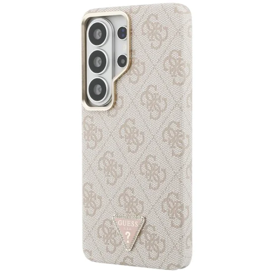 Калъф за Samsung Galaxy S26 Ultra - 4G Triangle Logo MagSafe - Guess - Розов