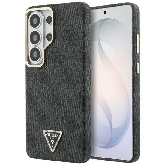 Калъф за Samsung Galaxy S26 Ultra - 4G Triangle Logo MagSafe - Guess - Черен