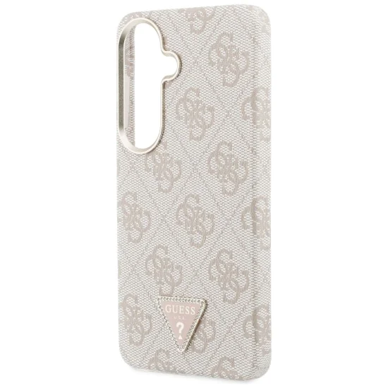 Калъф за Samsung Galaxy S26 - 4G Triangle Logo MagSafe - Guess - Розов