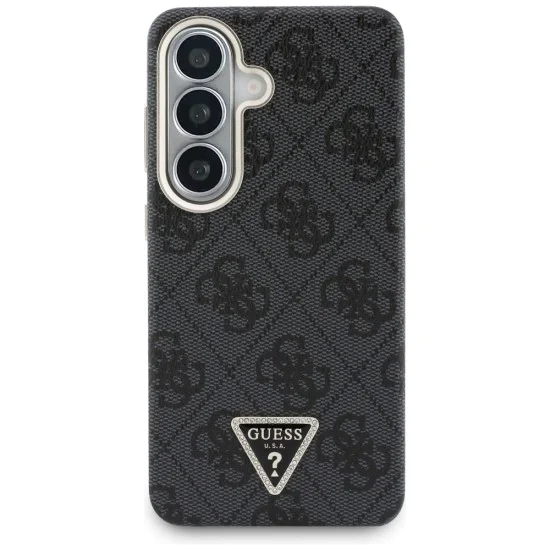 Калъф за Samsung Galaxy S26 - 4G Triangle Logo MagSafe - Guess - Черен