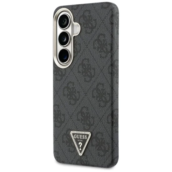 Калъф за Samsung Galaxy S26 - 4G Triangle Logo MagSafe - Guess - Черен
