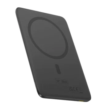 Външна батерия Baseus PicoGo AM41 (P1007680C123-00) - MagSafe, 5000mAh, LED индикатор - Черна