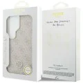 Калъф за Samsung Galaxy S26 Ultra - Rhinestone Round Logo MagSafe - Guess - Розов