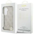 Калъф за Samsung Galaxy S26 - Rhinestone Round Logo MagSafe - Guess - Розов