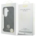 Калъф за Samsung Galaxy S26 - Rhinestone Round Logo MagSafe - Guess - Черен