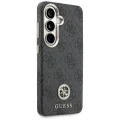 Калъф за Samsung Galaxy S26 - Rhinestone Round Logo MagSafe - Guess - Черен