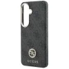 Калъф за Samsung Galaxy S26 - Rhinestone Round Logo MagSafe - Guess - Черен