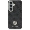 Калъф за Samsung Galaxy S26 - Rhinestone Round Logo MagSafe - Guess - Черен