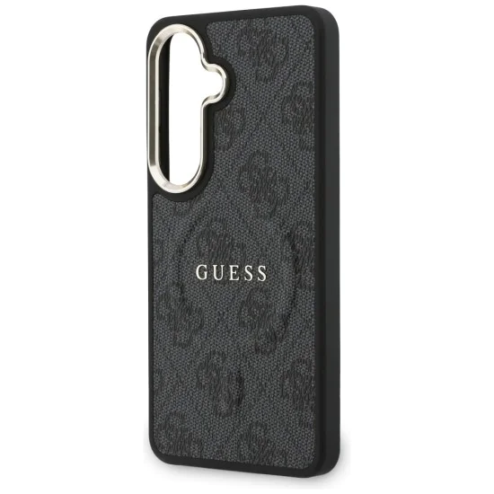 Калъф за Samsung Galaxy S26 Plus - 4G Embossed Ring MagSafe - Guess - Черен
