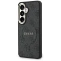 Калъф за Samsung Galaxy S26 Plus - 4G Embossed Ring MagSafe - Guess - Черен