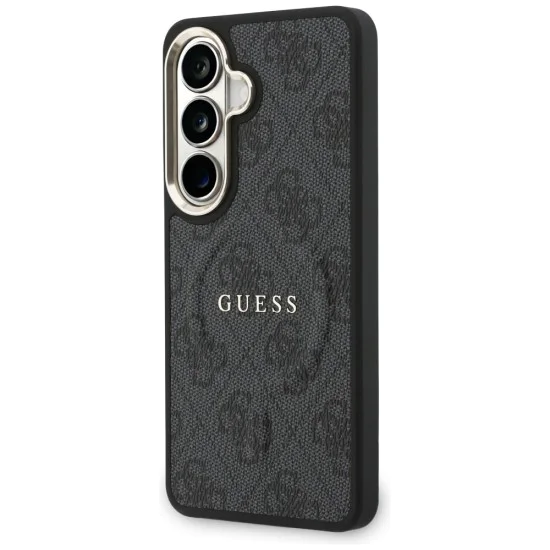 Калъф за Samsung Galaxy S26 Plus - 4G Embossed Ring MagSafe - Guess - Черен