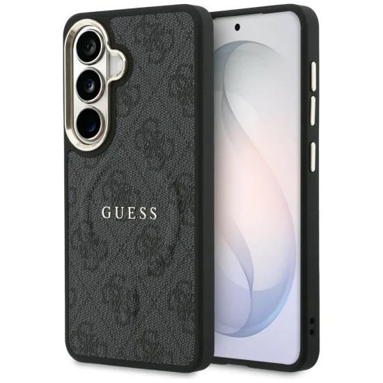 Калъф за Samsung Galaxy S26 Plus - 4G Embossed Ring MagSafe - Guess - Черен