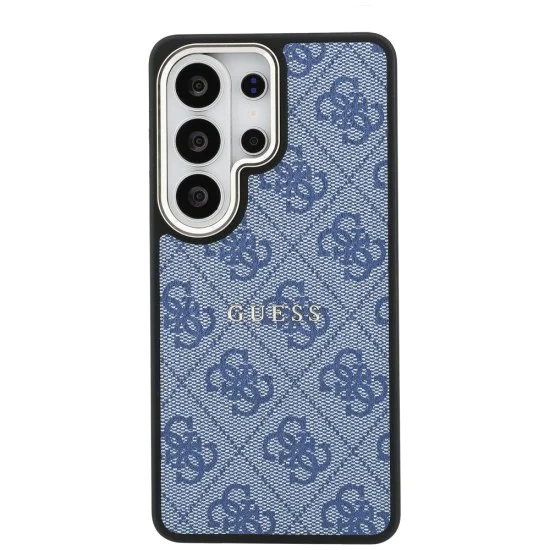 Калъф за Samsung Galaxy S26 Ultra - 4G Embossed Ring MagSafe - Guess - Син