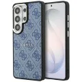 Калъф за Samsung Galaxy S26 Ultra - 4G Embossed Ring MagSafe - Guess - Син