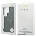 Калъф за Samsung Galaxy S26 Ultra - 4G Embossed Ring MagSafe - Guess - Черен
