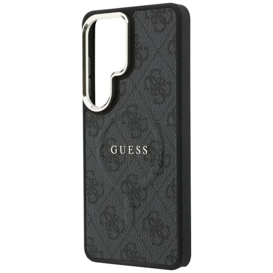 Калъф за Samsung Galaxy S26 Ultra - 4G Embossed Ring MagSafe - Guess - Черен