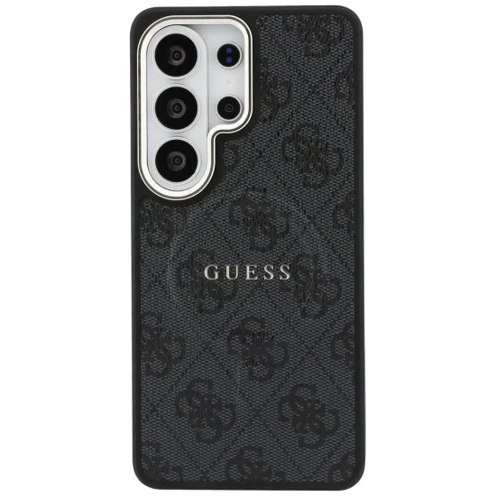 Калъф за Samsung Galaxy S26 Ultra - 4G Embossed Ring MagSafe - Guess - Черен