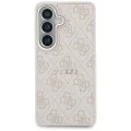 Калъф за Samsung Galaxy S26 - 4G Embossed Ring MagSafe - Guess - Розов
