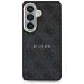 Калъф за Samsung Galaxy S26 - 4G Embossed Ring MagSafe - Guess - Черен