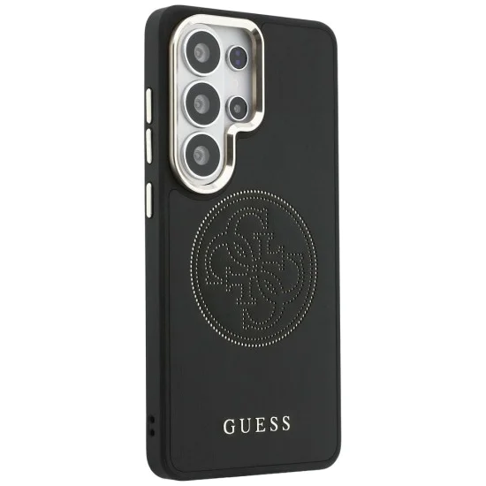 Калъф за Samsung Galaxy S26 Ultra - Perforated Logo MagSafe - Guess - Черен