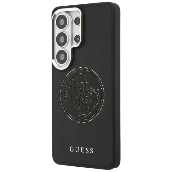 Калъф за Samsung Galaxy S26 Ultra - Perforated Logo MagSafe - Guess - Черен