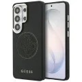 Калъф за Samsung Galaxy S26 Ultra - Perforated Logo MagSafe - Guess - Черен