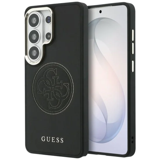 Калъф за Samsung Galaxy S26 Ultra - Perforated Logo MagSafe - Guess - Черен