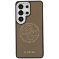 Калъф за Samsung Galaxy S26 Ultra - Perforated Logo MagSafe - Guess - Кафяв