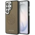 Калъф за Samsung Galaxy S26 Ultra - Perforated Logo MagSafe - Guess - Кафяв