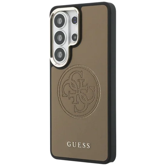 Калъф за Samsung Galaxy S26 Ultra - Perforated Logo MagSafe - Guess - Кафяв