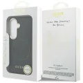 Калъф за Samsung Galaxy S26 - Perforated Logo MagSafe - Guess - Черен