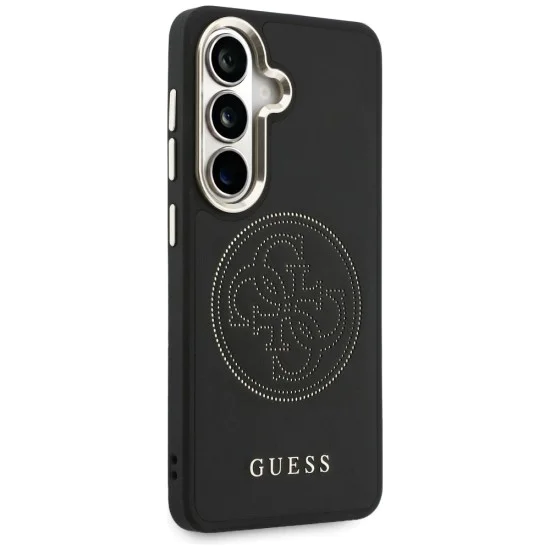 Калъф за Samsung Galaxy S26 - Perforated Logo MagSafe - Guess - Черен