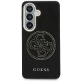 Калъф за Samsung Galaxy S26 - Perforated Logo MagSafe - Guess - Черен